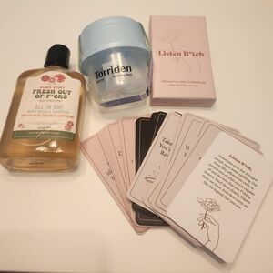 Self-Care Bundle 💖 Torriden K-Beauty Mask + Affirmation Cards + Body Wash